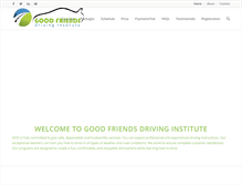 Tablet Screenshot of goodfriendsdriving.com